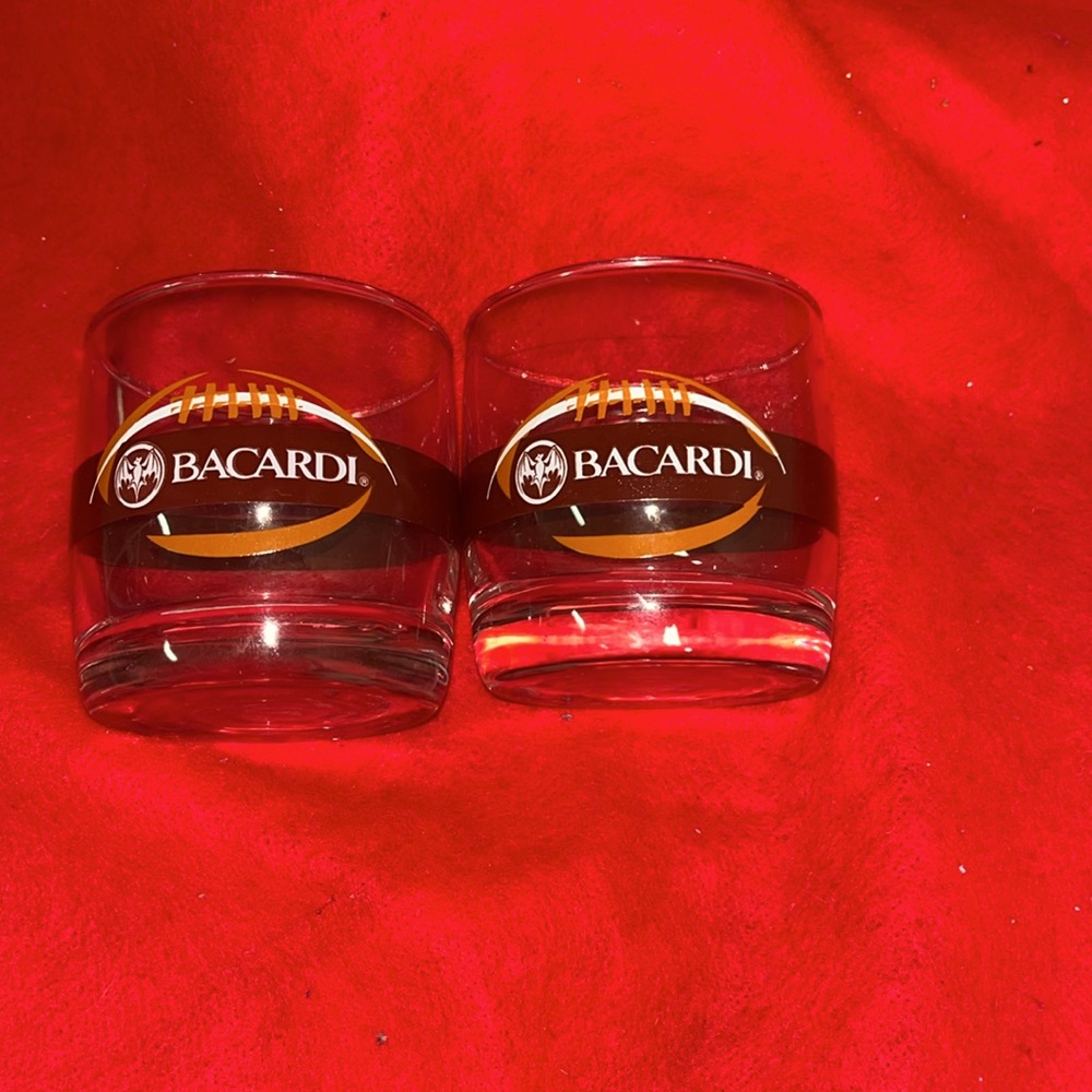 BACARDI glasses
